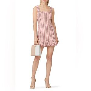Alexis Pink Striped Brandy Minidress